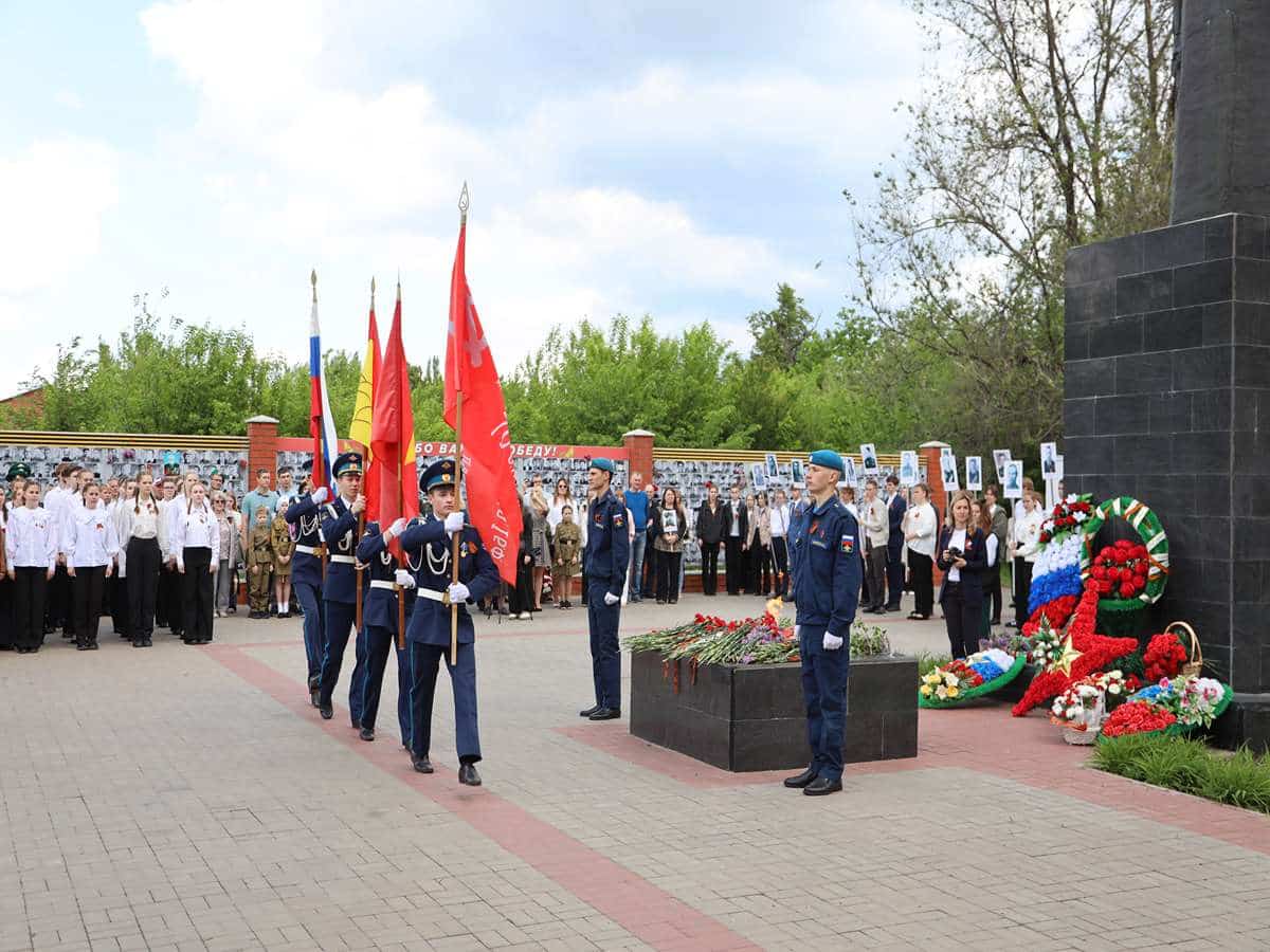 Торжественный митинг, посвященный празднованию 80-летия Победы в Великой Отечественной войне.