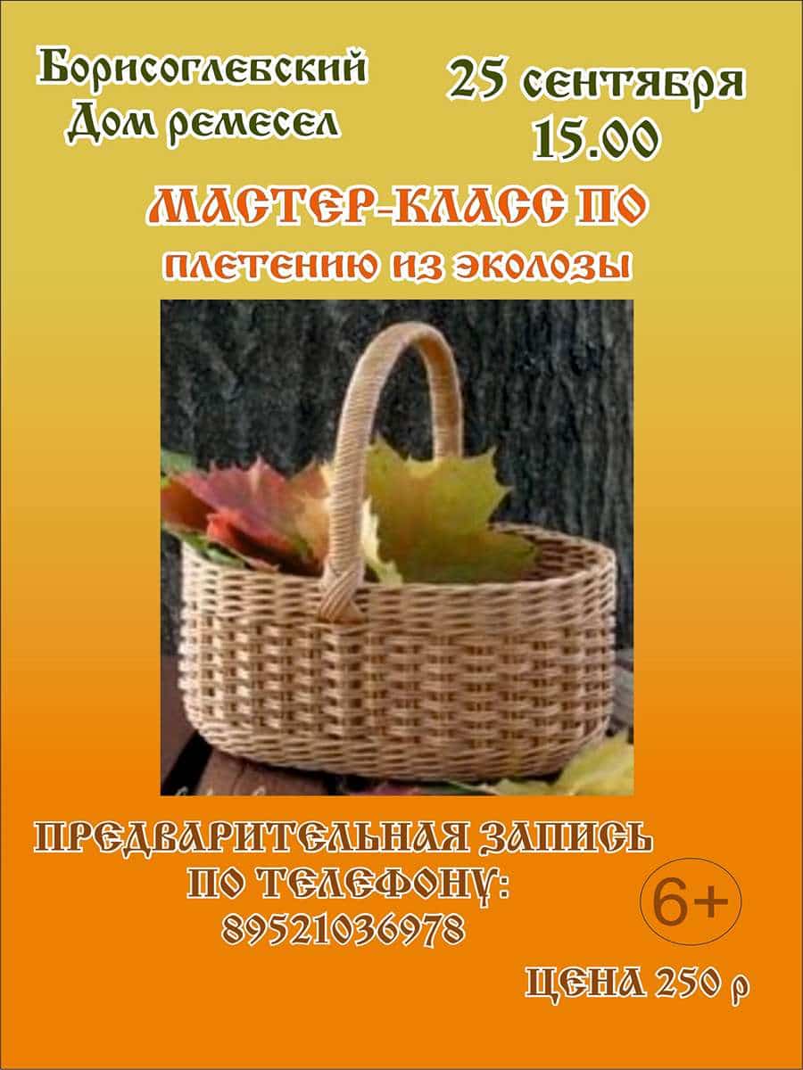 Мастер-класс по плетению из эколозы 