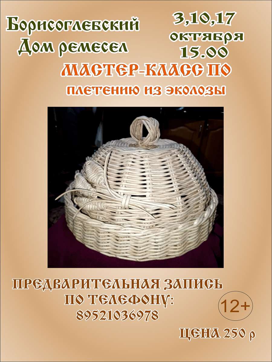 Мастер-класс по плетению из эколозы 